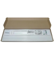 Tuya WiFi Smart Curtain Motor Set 1M, App & Remote Control, Voice Compatible, Timer Function, Smooth Automation, White, Rail & Controller